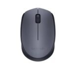 Logitech M170 Wireless Mouse, 2.4 GHz with USB Nano Receiver, Optical Tracking, 12-Months Battery Life, Ambidextrous, PC/Mac/Laptop - Grey